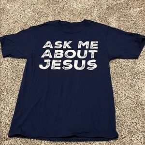 Navy Blue Graphic T-Shirt